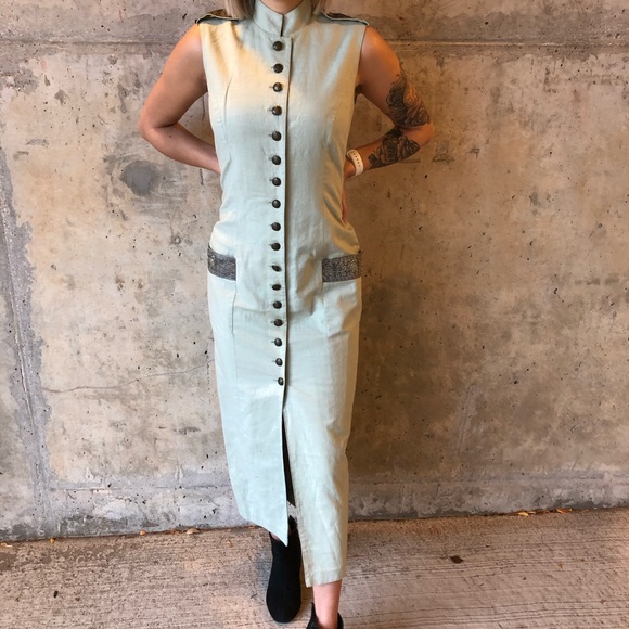 Betty Rubin  button down dress size 4 vintage - Picture 1 of 16